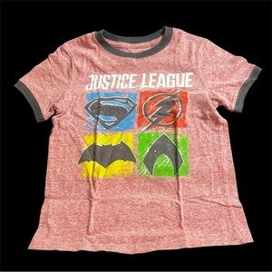 DC Comics Justice League Red Graphic Tee